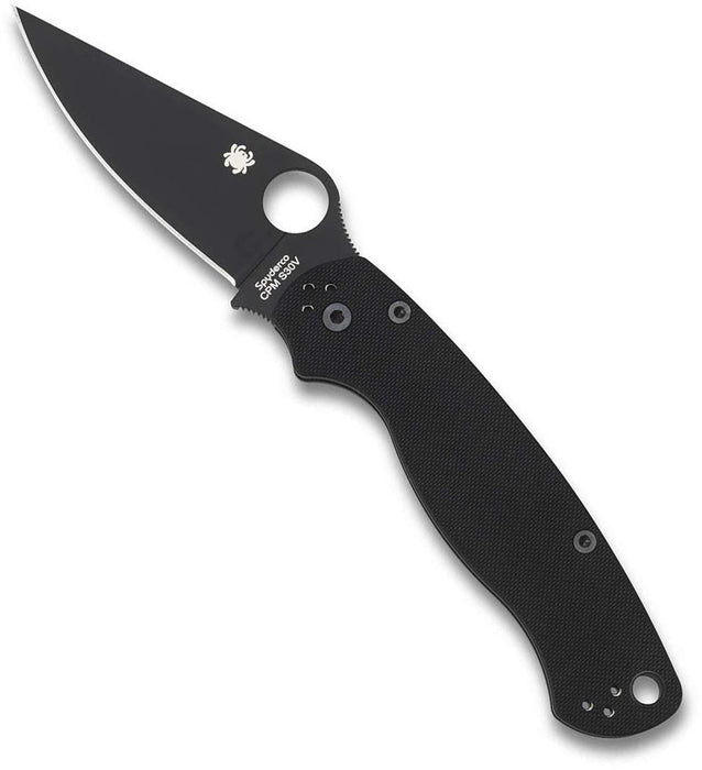 Spyderco Para Military 2 Black G-10 C81GPBK2 Pocket Knife