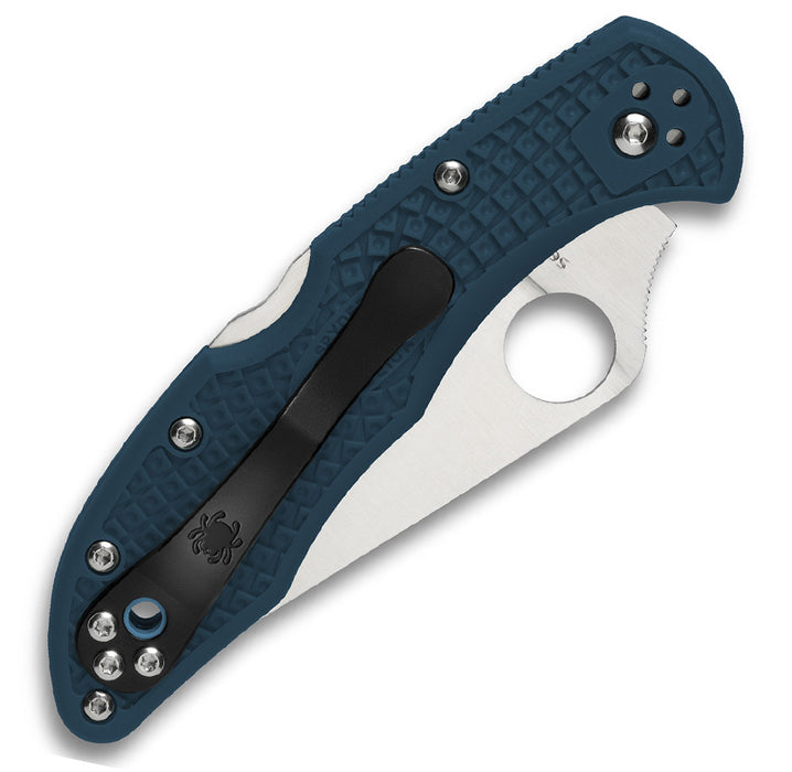 Spyderco Delica 4 Blue C11FPK390 Pocket Knife