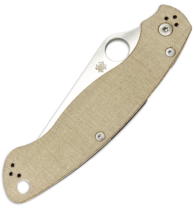 Spyderco Military 2 Brown Micarta CPM-Cru-Wear C36MPCW2 Pocket Knife